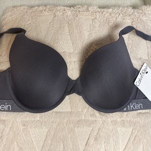 Calvin Klein Demi Logo Bra Underwire NEW